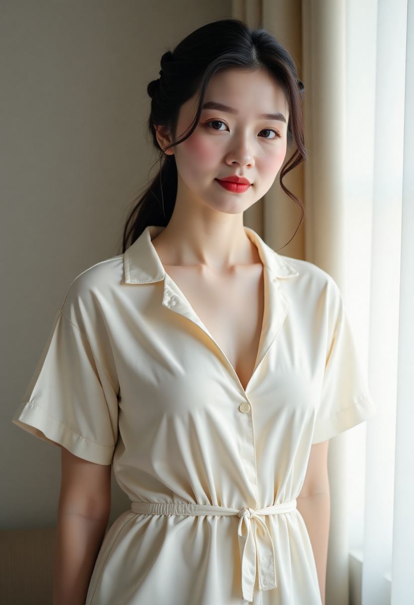 女主在会议室讲述创业计划